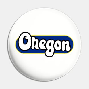 Oregon State Capsule Flag Pin