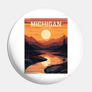 MICHIGAN Pin