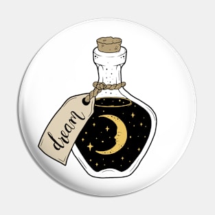 Dream in a bottle Pin