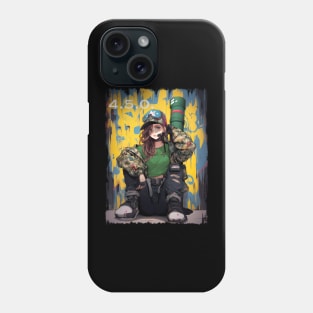 Ukrainian military girl 4.5.0 Phone Case