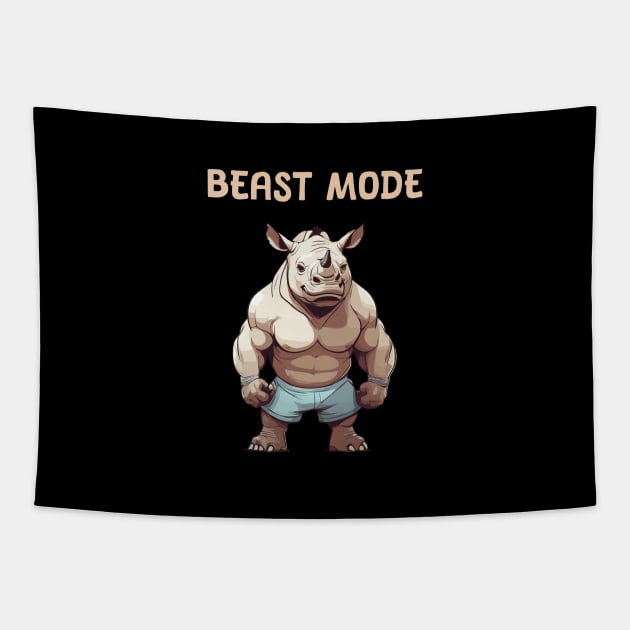 Beast Mode for gym Tapestry by Patterns-Hub