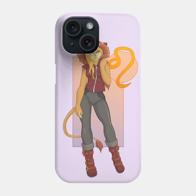 Monster Girls - Leo Phone Case by jpowersart