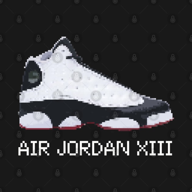 AJ XIII - Pixelated art by Buff Geeks Art