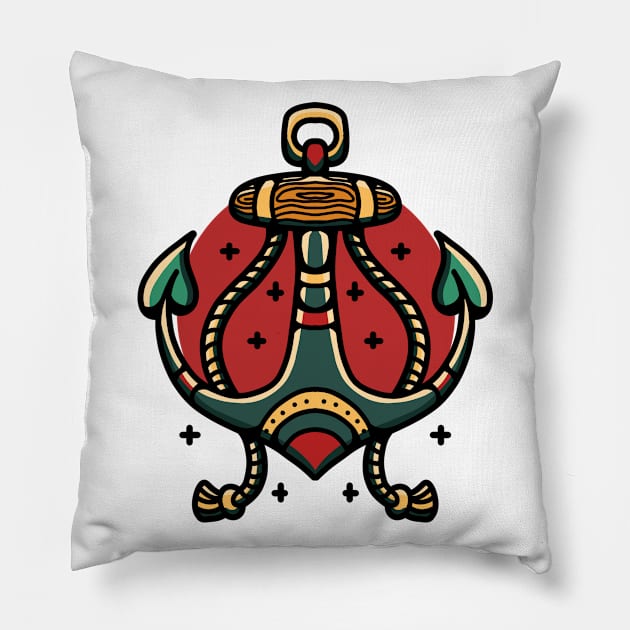 oldschool anchor Pillow by donipacoceng