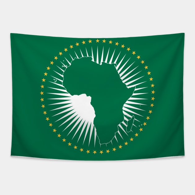 African Union Tapestry by Wickedcartoons