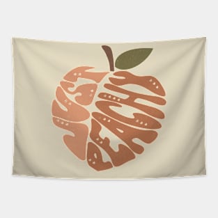 Just Peachy Groovy Tapestry