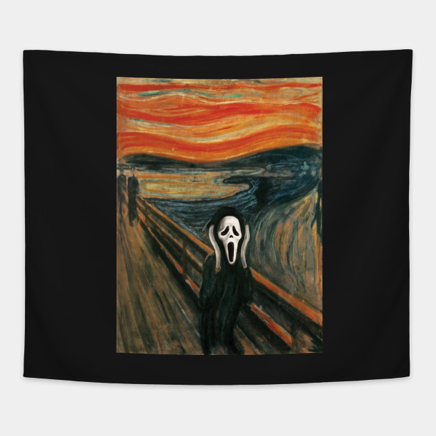 The Scream Parody Scream Tapestry Teepublic