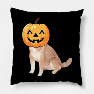 labrador retriever is a Jack-o-Lantern Pillow