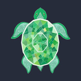 Turtle - Emerald green T-Shirt