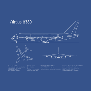 Airbus a380 - ADpng T-Shirt