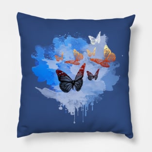 Summer sky Pillow