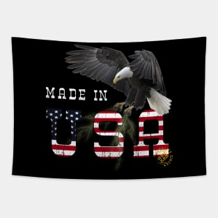 Made in USA Flag Eagle Tapestry