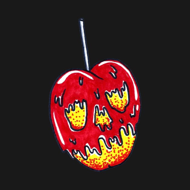 Candy Apple Skull by Brieana