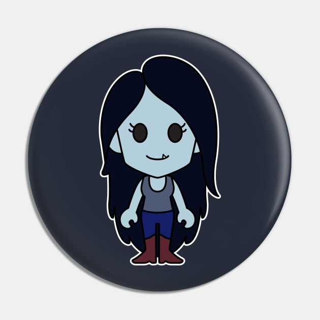 Marceline Vampire Queen Pin by Chibi Pops