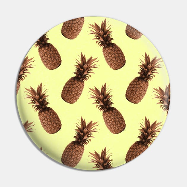 Peppy Pineapple Pin by StudioGrafiikka