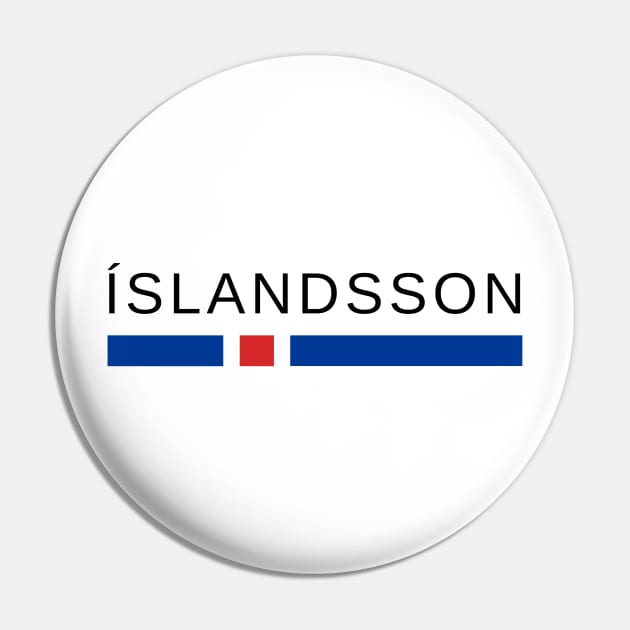 Son of Iceland | Íslandsson Pin by icelandtshirts