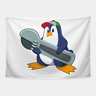 Penguin as Mechaic with Tool Tapestry