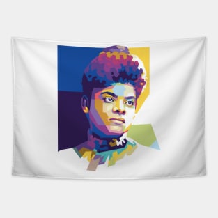 Ida B. Wells Popart Uncurve Tapestry