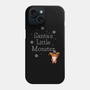 Santa's Little Monster Phone Case