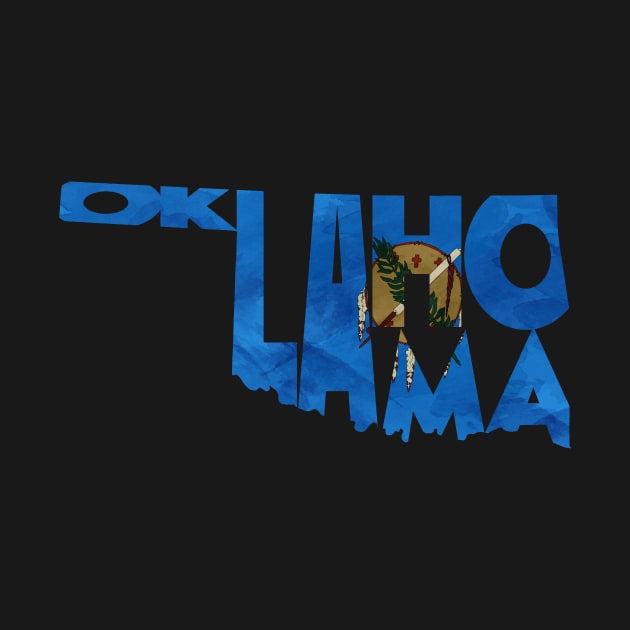 Oklahoma Typo Map by inspirowl