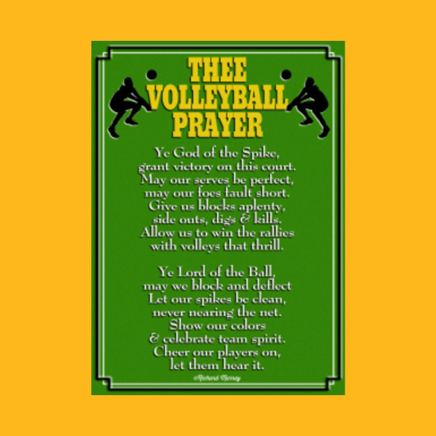Thee Volleyball Prayer Volleyball TShirt TeePublic