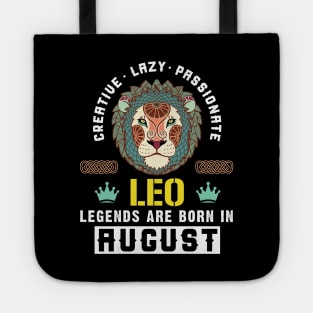 Zodiac Leo: Born In August Tote