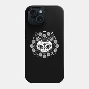 Day of the Dead kitty Phone Case