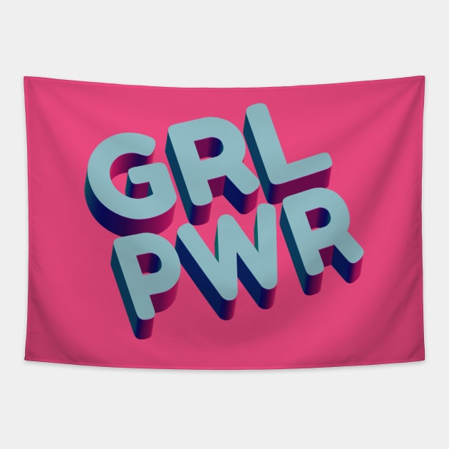 GRL PWR Tapestry by AKdesign