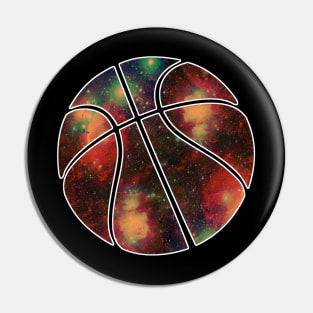 Basketball Galaxy Pin