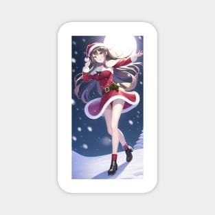 Santa Girl Magnet