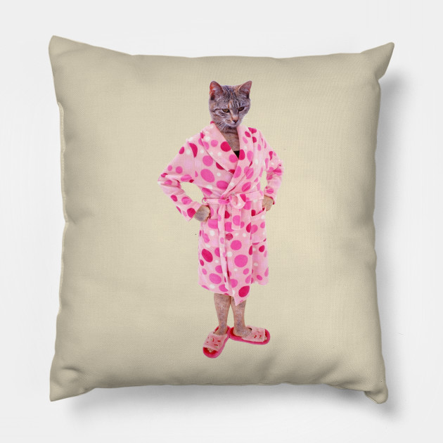 Crazy Cat Lady Robe Pillow Teepublic
