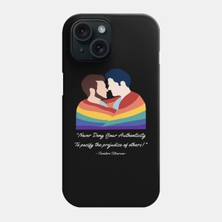 Authenticity: Gay Pride Phone Case