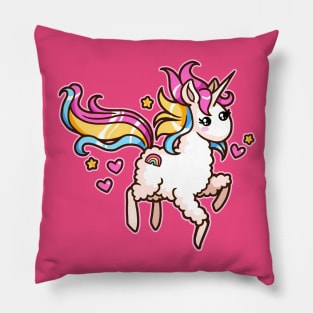 The Majestic Llamacorn Pillow