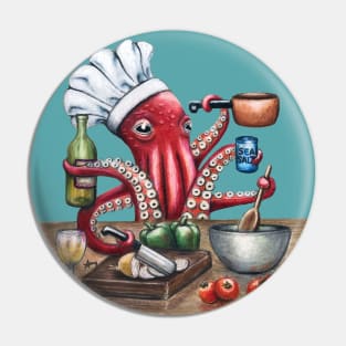 "OctoChef" - OctoKick collection Pin