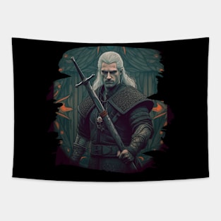 The Witcher Sumi-e Tapestry