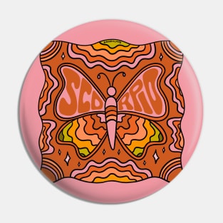 Scorpio Butterfly Pin