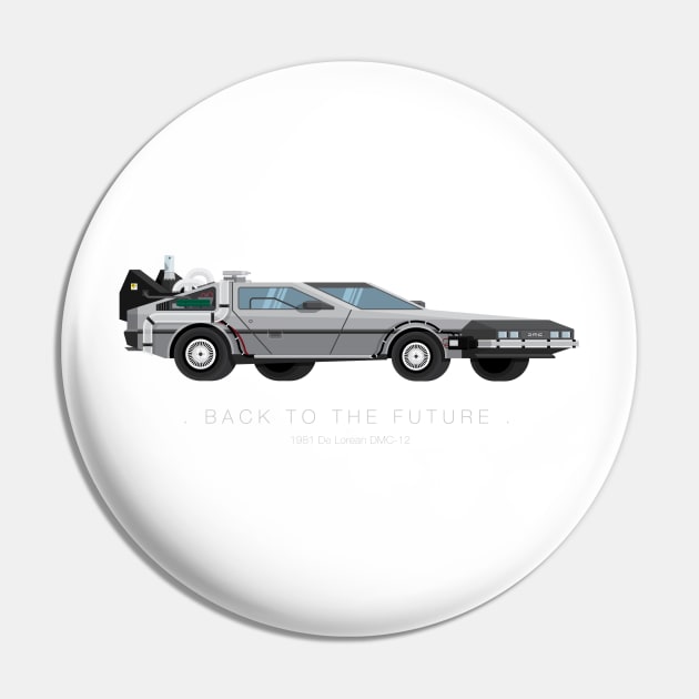 Back to the Future - Famous Cars Pin by Fred Birchal