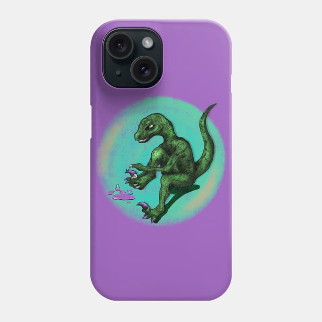 Dainty Dino Pedi Phone Case by KittySniffles