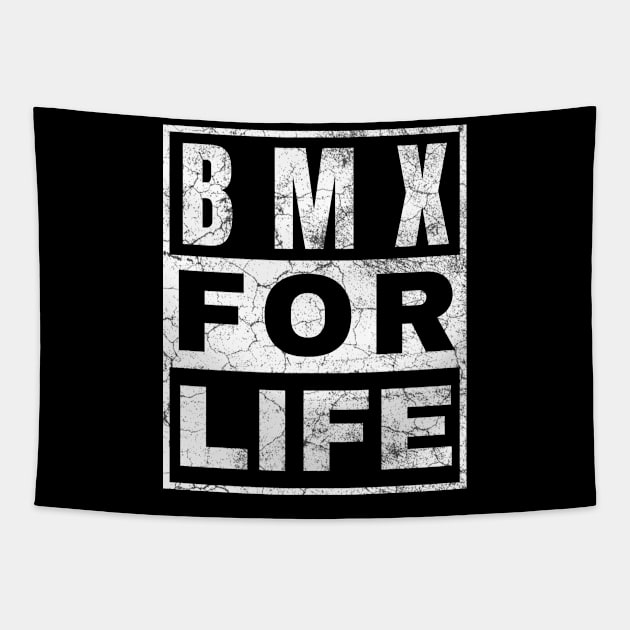 BMX for Life Tapestry by IndiPrintables