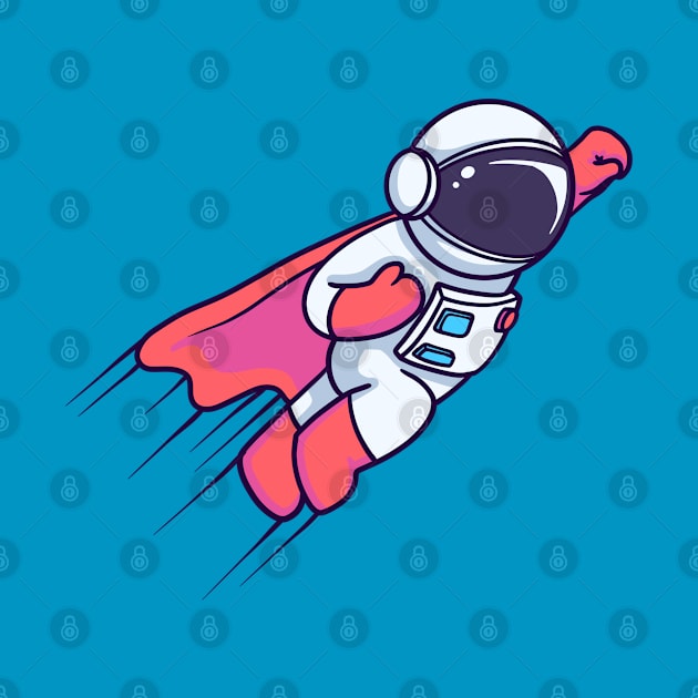 Astronaut Super Flying by TirasElessa