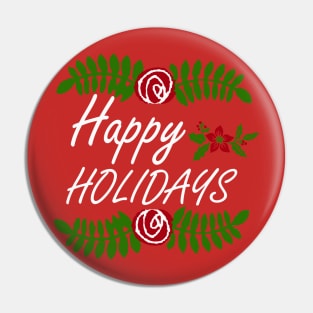 Happy holidays Pin