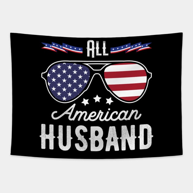 All American Husband 4th Of July Sunglasses Tapestry by tobzz