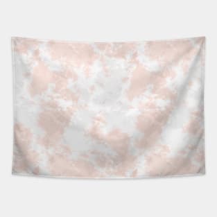 Soft Blush and Gray Tie-Dye Tapestry