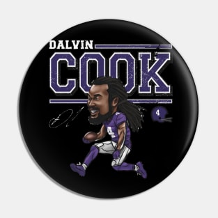 Dalvin Cook Minnesota Cartoon Pin