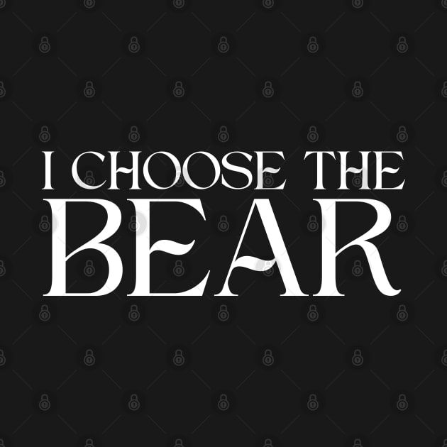 I Choose The Bear, Women Safer In The Woods With a Bear Than A Man by zofry's life