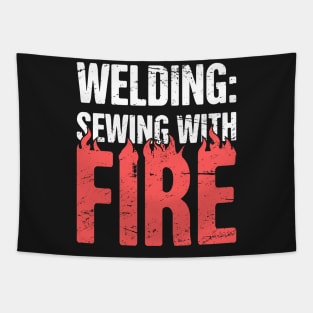 Welding | Sewing With Fire - Design For Welders Tapestry
