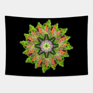 veggies mandala Tapestry