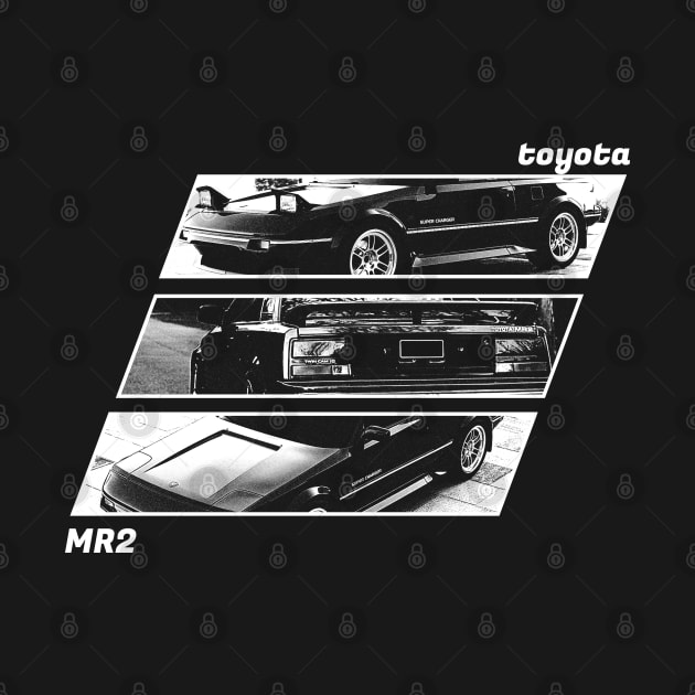 TOYOTA MR2 MK1 Black 'N White Archive 2 (Black Version) by Cero