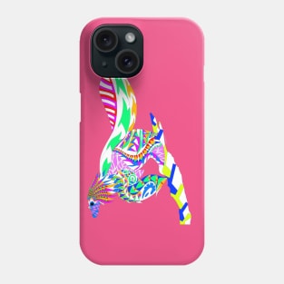 dinosaur bird with mexican feathered wings Phone Case