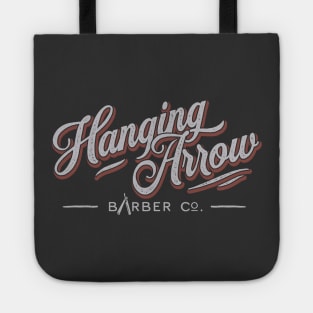 Hanging Arrow Barber Co. - GREY/RED Tote